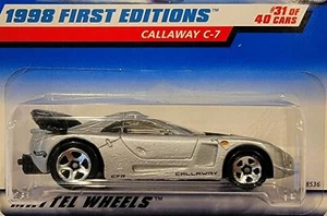 Hot Wheels 1997 Callaway C-7 #677 - 1998 First Editions New Unopened Sealed L35 - Picture 1 of 3