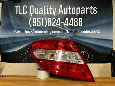 2008-2011 Mercedes-Benz W204 Driver Left Tail Light C200 C300 C350 C63 AMG - Image 1 of 4