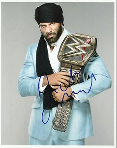 WWE Champion JINDAR MAHAL Signed 8x10 Photo - Imagen 1 de 1