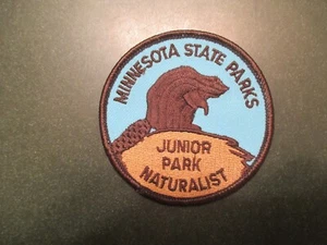 Minnesota State Parks Junior Park Naturalist Sew On Patch - Picture 1 of 2