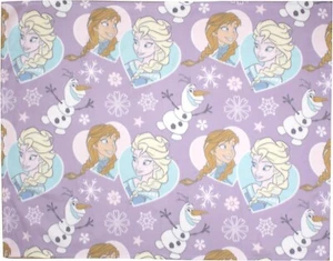 Manta polar cristal congelado oficial Disney personaje niños 120cm x 150cm - Imagen 1 de 1