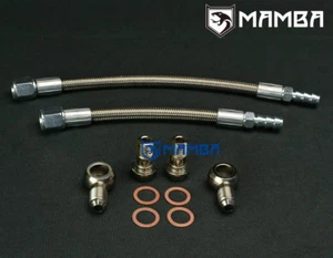 Universal 25cm/30cm Turbo Water Hose Line For Garrett G25 G30 G35 Ball Bearing - Picture 1 of 4