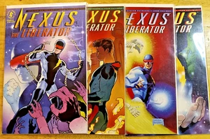 NEXUS-THE LIBERATOR #1-4 JUEGO COMPLETO RUN-HiIGH GRADO - CABALLO OSCURO-BORDADO - Imagen 1 de 13