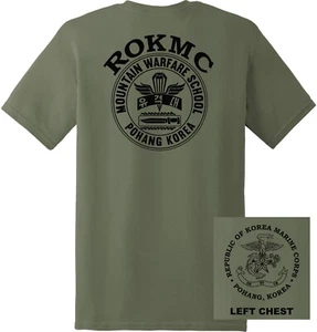 T-SHIRT Republik Korea Marine Corps Bergkrieg Schule Pohang Korea - Bild 1 von 9