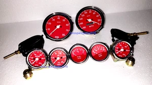 Smiths Temp F Oil temp F oil Fuel Volt Gauge Speedo180-0 mph Tacho 0-80 100mm RC - Picture 1 of 3