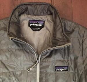 Patagonia Nano Puff Jacket Women's Medium M Gray Quilted Primaloft Style 84217 - Picture 1 of 9