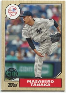2017 Topps Series 1 MASAHIRO TANAKA 1987 Topps Baseball - NY YANKEES - #87-68 - Picture 1 of 1