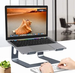 Laptop Stand for Desk Computer Stand for Laptop Laptop Riser Laptop Stand Grey - Picture 1 of 8