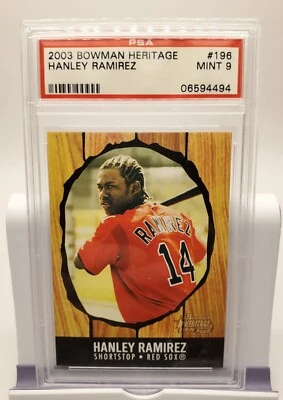 Bowman Heritage 2003 - #196 Hanley Ramírez como nuevo 9 Foto 1 de 2