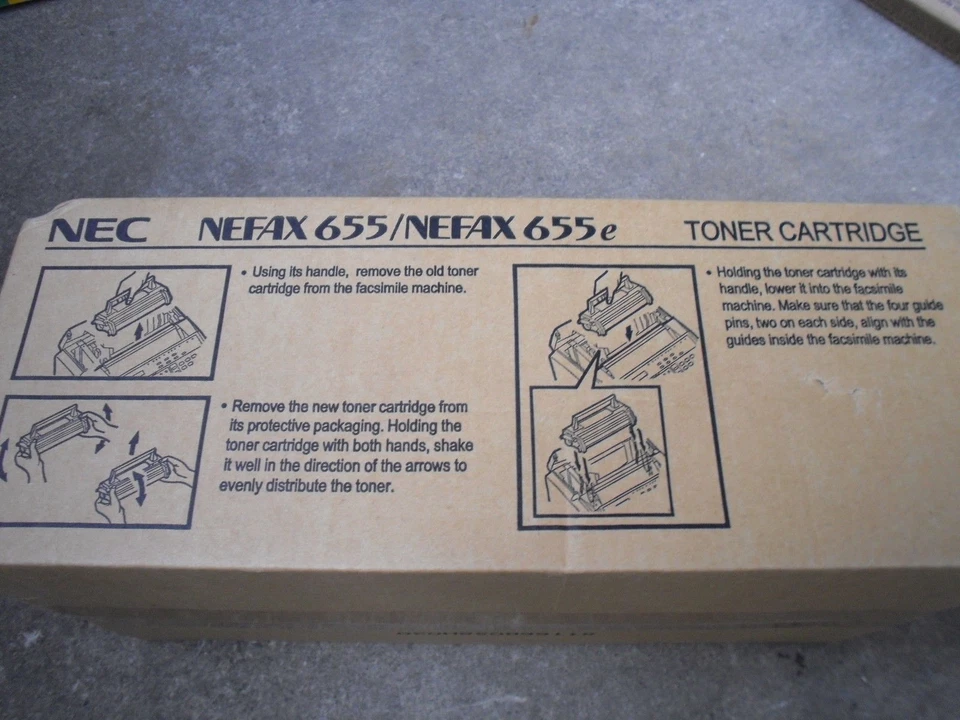 ¡Nuevo! Cartucho de tóner fax original NEC NEFAX 655 655e S2535 Foto 1 de 1