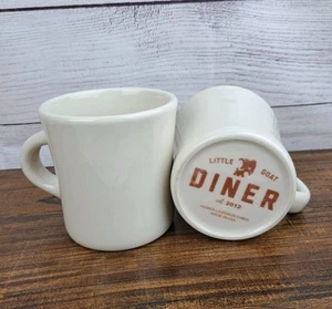 Lot Of 2 Little Goat Diner Mugs Homer Laughlin China Made In USA Est 2012 - Picture 1 of 12