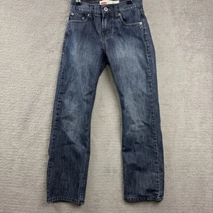 Levis 514 Boys Slim Straight Denim Blue Jeans Size 10 Slim  - Picture 1 of 8
