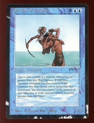 1994 Arabian Nights Old Man of the Sea ~ Vintage MTG/Magic - Image 1 of 2