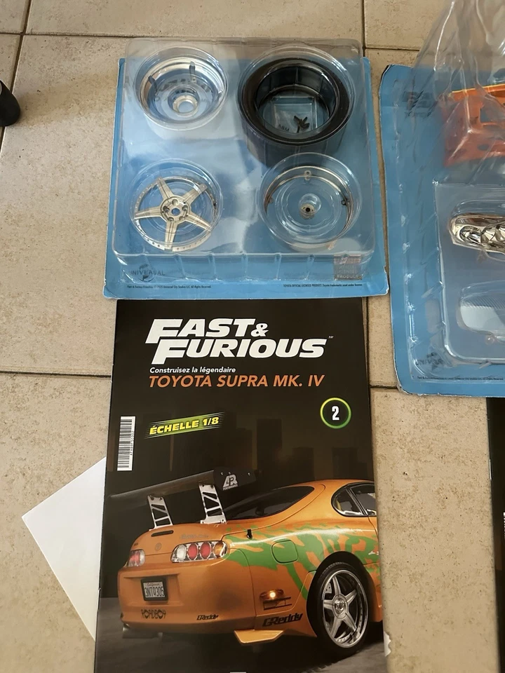 Toyota Supra Bryan Fast And Furious 1/8 Altaya Numero 2 - Immagine 1 di 1