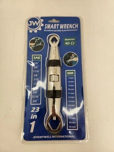 JW Smart Wrench Adjustable 1/4 To 3/4 Plus Metric Sizes New In Pack Sealed - Picture 1 of 3