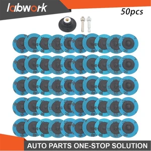 Labwork 50 PCS 2 Inch 36-240 Grit Roll Lock Die Grinder Sanding Grinding Discs - Picture 1 of 12