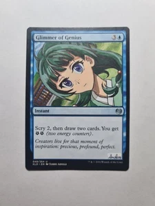 GLIMMER OF GENIUS MAOMAO APOTHECARY MAGIC GATHERING ALTERED ART HAND PAINT - Picture 1 of 12