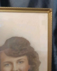 Vintage Ornate Gold Metal Picture Photo Frame 8X10 Black Velvet Easel Hanging - Picture 1 of 10