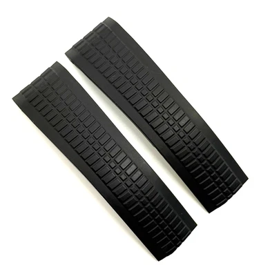 Correa de reloj Patek Philippe Aquanaut 21 mm x 18 mm de goma negra C09 auténtica OEM Foto 1 de 4