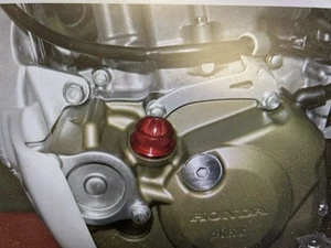 RED OIL FILL CAP 62100 pingel CR/KX/YZ - Picture 1 of 3