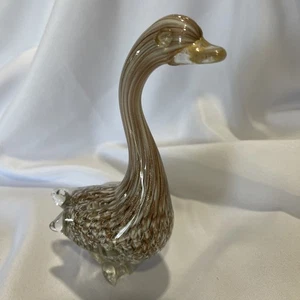 figura de pato de cristal de murano art - Imagen 1 de 14