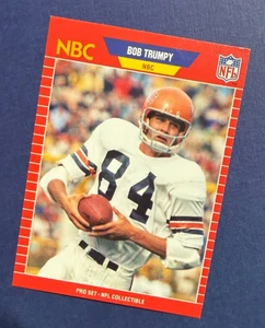 Tarjeta de anunciante Bob Trumpy ~ 1989 NFL Pro Set #26 ~ Cincinnati Bengals - Imagen 1 de 6