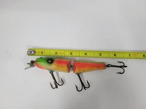 Vintage Creek Chub Baby Pikie 2731 - Rainbow Fire 3 1/2" Gelenkköder - Bild 1 von 4