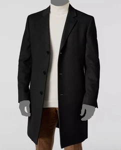 Ralph Lauren giacca soprabito uomo nero Lutero lusso lana cashmere taglia 44R - Foto 1 di 2