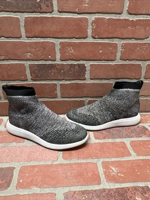 Zapatillas deportivas ALDO negras/plateadas elásticas tejidas para mujer talla 8,5 Foto 1 de 4