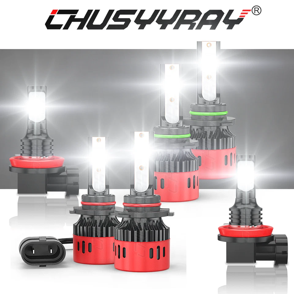 Para Mitsubishi Lance2008-2017 COMBO 9005+9006 LED Faro H11 Bombillas Antiniebla Foto 1 de 4