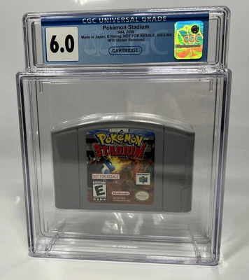 Pokemon Stadium (Nintendo 64, 1999) Not For Resale NFR Authentic Tested N64 CGC - Image 1 of 4