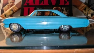 Vintage 1964 Ford Galaxie 500 XL Promo Händlerauto 2-Türer Hardtop aquablau 1/25 - Bild 1 von 6