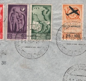 ITALY/POLAND Air (WW2) Cover POCZTA OSIEDLI POLSKICH ITALII 1946 Military MA1755 - Picture 1 of 8