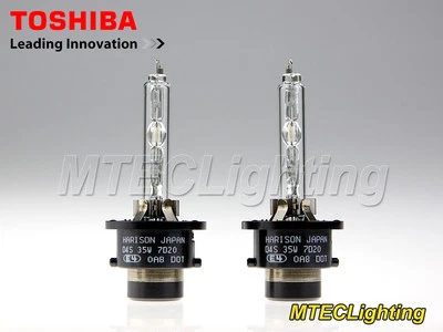 2X Brand New Genuine OEM Toshiba Harison D4S Xenon HID Bulbs Made in Japan - Image 1 of 4