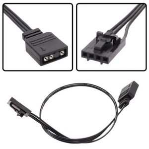 For Corsair 4 Pin RGB to Standard ARGB 5V 3 Pin Connector Adapter 25cm✨DE - Bild 1 von 11