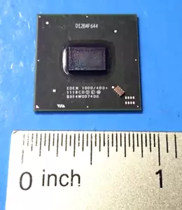 PROCESSORE, VIA EDEN ETHER CORE 1000/400+, NANO BGA2 21X21mm, 1000MHZ, LEGGERE DETTAGLI - Foto 1 di 3
