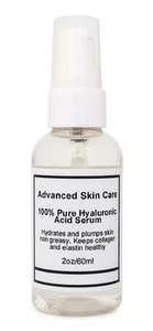 100% Pure HYALURONIC ACID SERUM Anti-Aging-Plumps Wrinkles-Intense Hydration-2oz - Picture 1 of 1