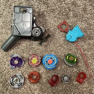 Mix Of Random Beyblades L Drago Guardian D125B 130w2d Medal launchers - Picture 1 of 9