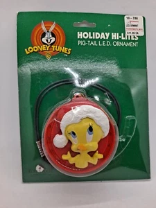 NEW! KURT ADLER LOONEY TUNES HOLIDAY HI LITE PIG TAIL Tweety Bird ORNAMENT 1997 - Picture 1 of 6