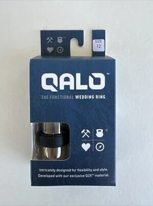 Qalo funktioneller Ehering - Stufenrand - schwarz - Herrengröße 12 - Bild 1 von 5