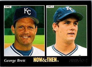 1993 Pinnacle George Brett  N&T 294 Kansas City Royals