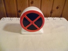 SALVADANAIO DIVIETO DI FERMATA STRADALE CERAMICA 10 X 11 X 5 CM VINTAGE ANNI 80