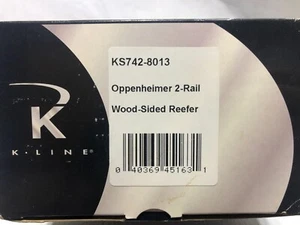 Refrigerador de cara boscosa O Gauge K Line BK KS742-8013 Oppenheimer con carga y hielo 2R sin usar en caja - Imagen 1 de 2