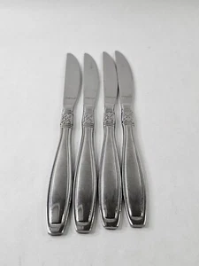 Vtg Oneida Set Of 4 Stainless Steel Flatware Dinner Knives 9" - Picture 1 of 5