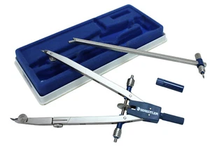 Coffret compas STAEDTLER 553 02 SKN Germany Made (Réf#K-433) - Foto 1 di 8