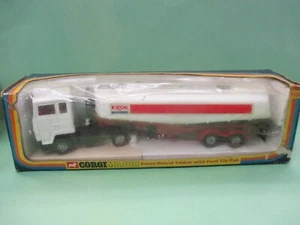 CORG1 #1158 EXXON PETROL TANKER W/FORD TILT CAB,NEW IN BOX - Picture 1 of 3
