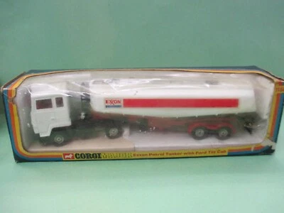 CORG1 #1158 EXXON PETROL TANKER W/FORD TILT CAB,NEW IN BOX - Image 1 of 3
