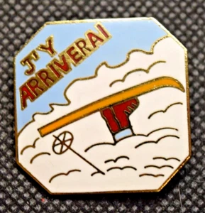 J'Y Arriveral Ski Pin - Picture 1 of 3