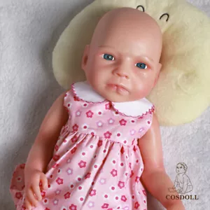 COSDOLL 18'' Realistic Newborn Girl Doll Reborn Full Silicone Flexible Skin Doll - Picture 1 of 14