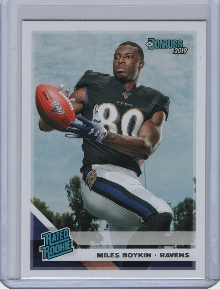 2019 Donruss Rated Rookie #330 Miles Boykin RC  - Image 1 of 1